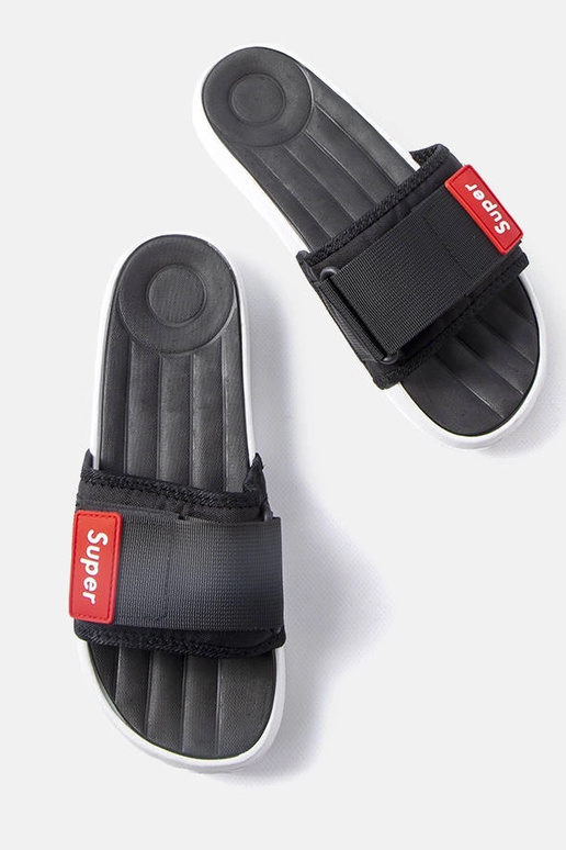 Alley Black Velcro Justerbare...