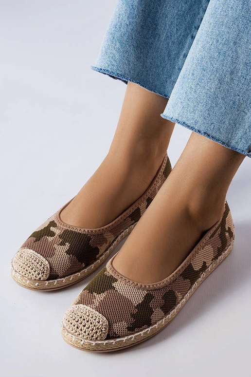 Benedum grønne slip-on espadriller
