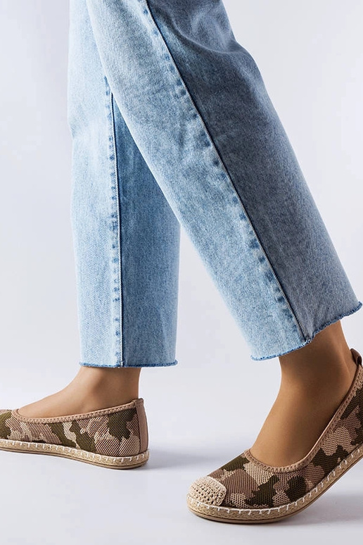 Espadrilles à enfiler vertes Benedum