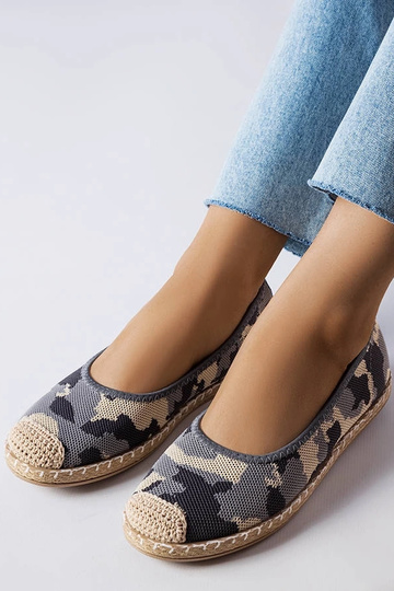 Espadrilles à enfiler Benedum grises 2
