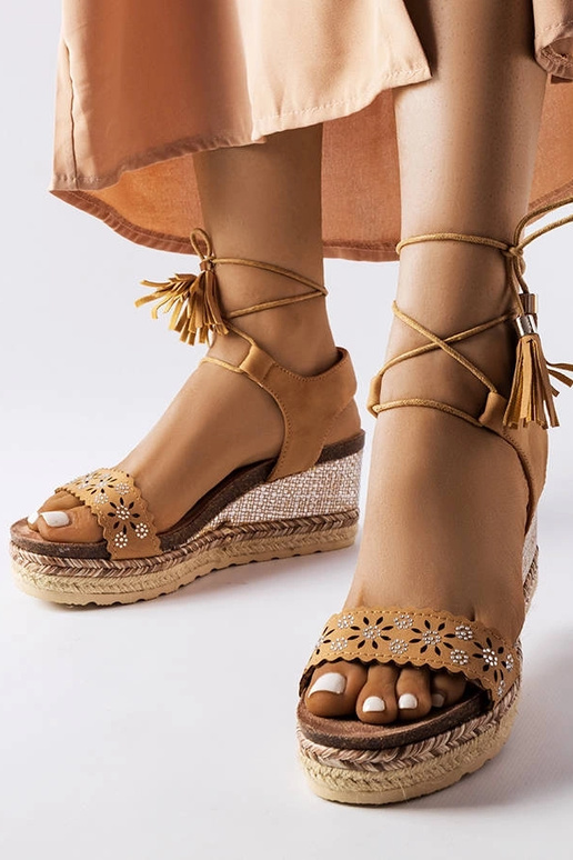 Espadrilles compensées Tahoe Caramel