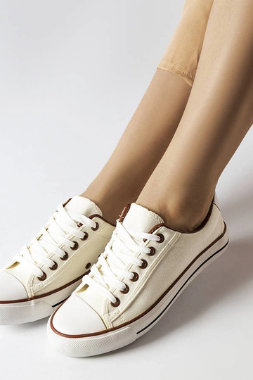 Sneakers i hvidt stof fra Mascherone 2