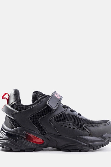 Schwarze Ansel Sneakers mit Klettverschluss