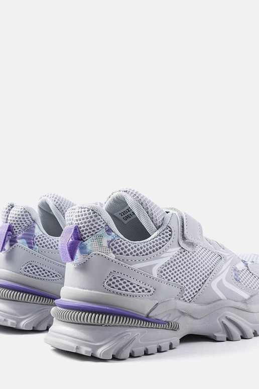 Baskets Velcro grises pour enfants... Baskets Velcro grises pour enfants...