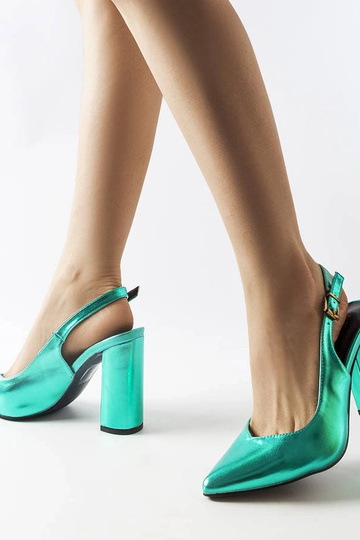 Grüne Wechsler Pumps mit...