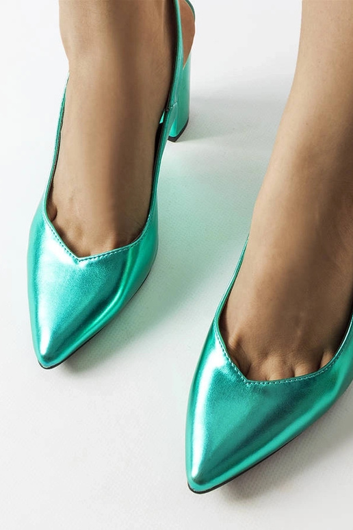 Grønne Wechsler Pumps med åben tå Grønne Wechsler Pumps med åben tå