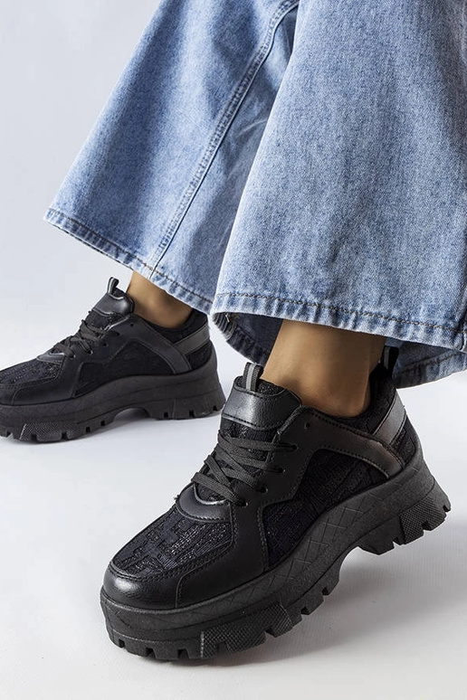 Sorte chunky Brunswick sneakers Sorte chunky Brunswick sneakers