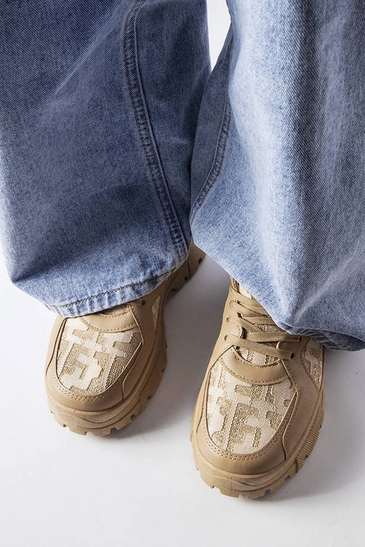 Dunkelbeige „Brunswick“ Chunky-Sneaker Dunkelbeige „Brunswick“ Chunky-Sneaker