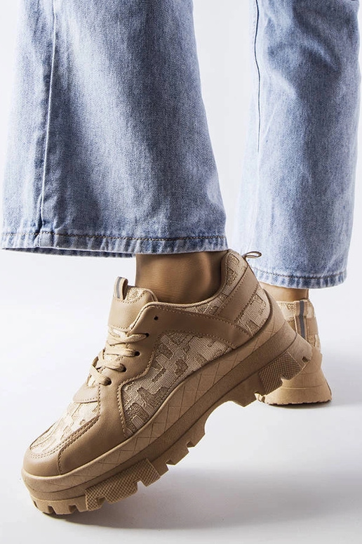 Dunkelbeige „Brunswick“ Chunky-Sneaker Dunkelbeige „Brunswick“ Chunky-Sneaker