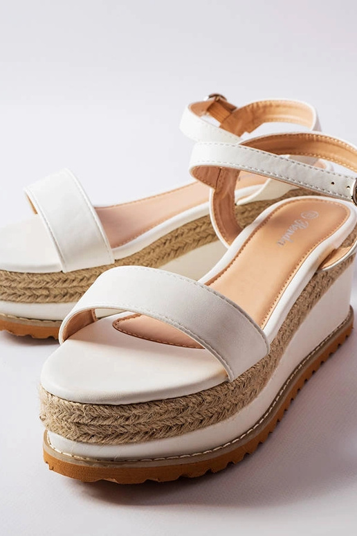 Hvide Access Wedge Sandaler