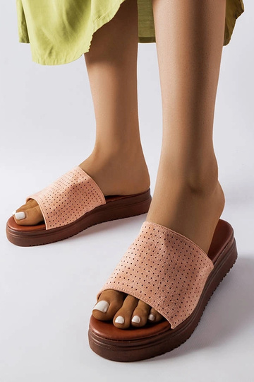 Rosa Flip-Flops mit durchbrochenem Obermaterial Idabel 2