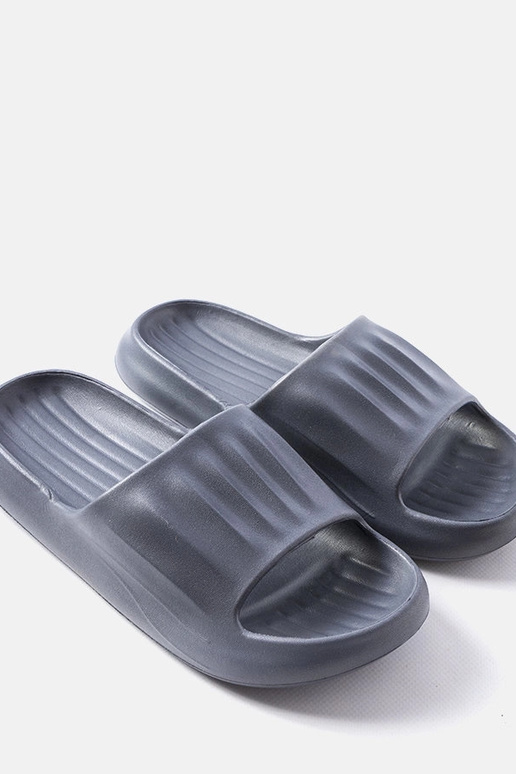 Chaussons gris pour hommes, « Boileau »