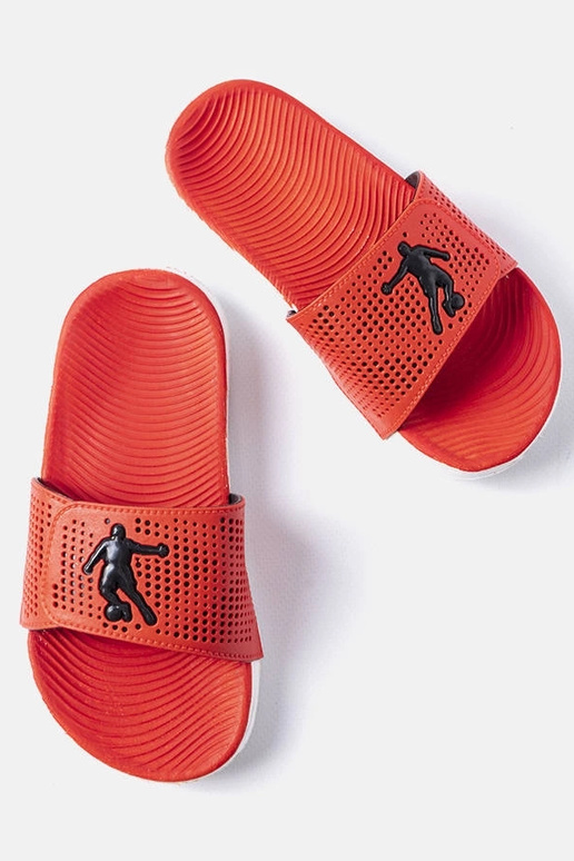 Wit-rode rubberen slippers, „Athens"