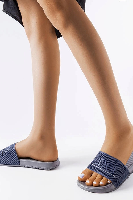 Azelio – Graue Flip-Flops aus Gummi