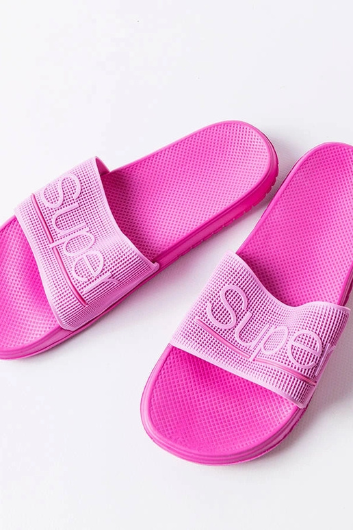 Pink Azelio gummiflip-flops med...