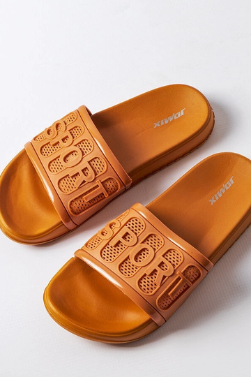Moiariello – Orangefarbene Flip-Flops aus Gummi 2