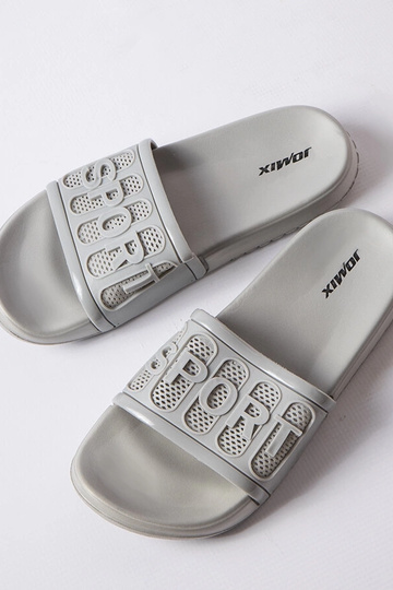 Moiariello – Graue Flip-Flops aus Gummi 2