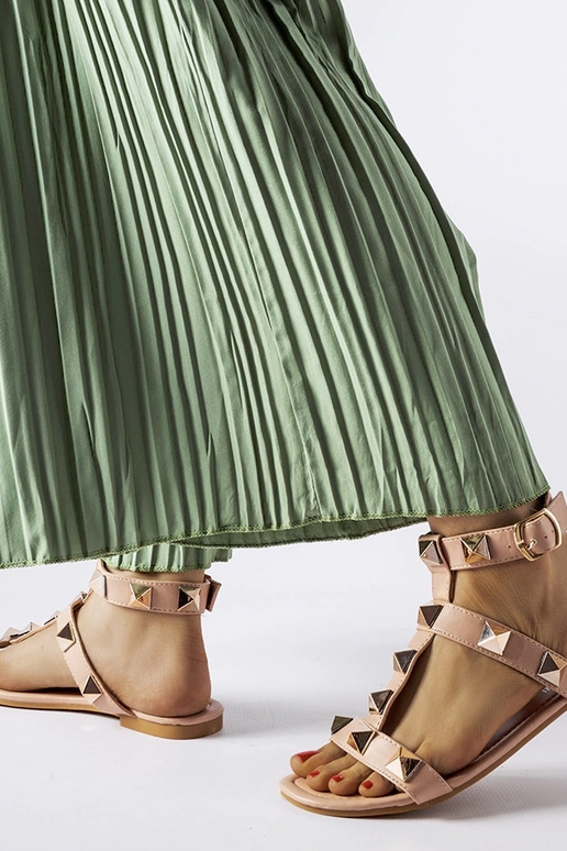 Ignazio – Rosa Sandalen mit Nieten