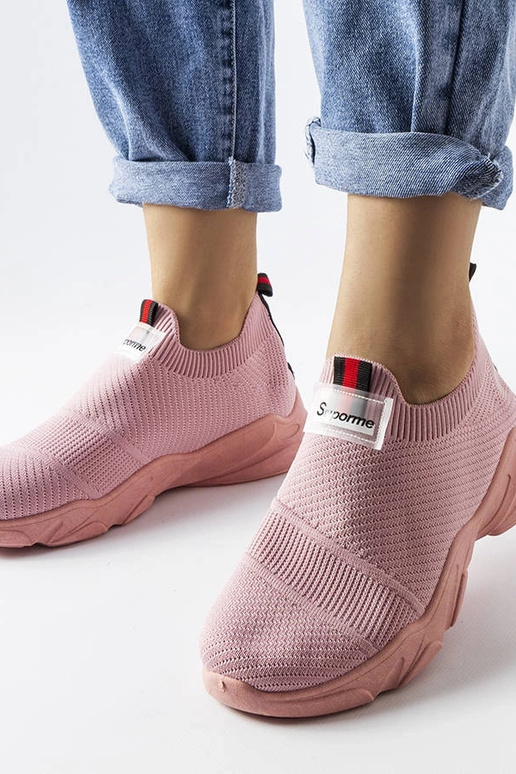 Baskets à enfiler pour femmes Greco Pink