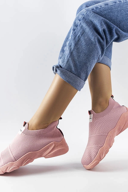Greco Pink Slip-On Sneakers til kvinder