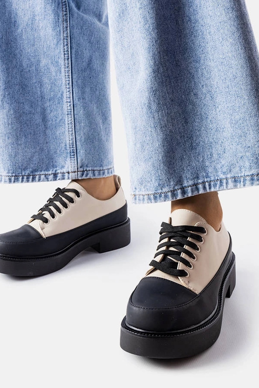 Beige flade sko Merico Beige flade sko Merico