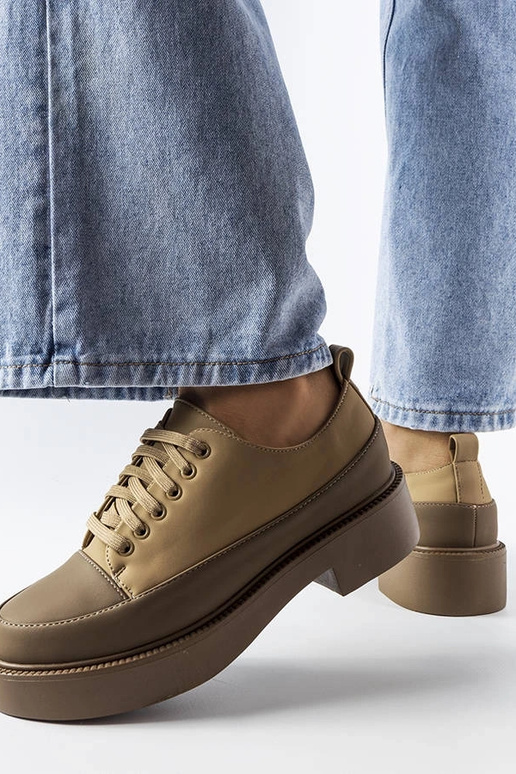 Chaussures plates marron Merico Chaussures plates marron Merico