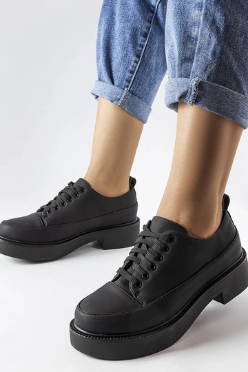 Chaussures plates noires Merico 2