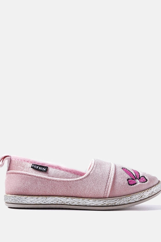 Patria rosa Samt-Ballerinas