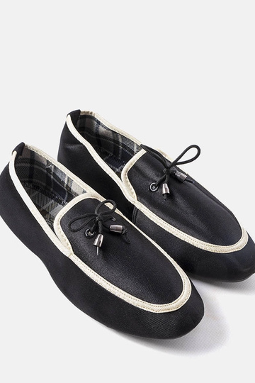 Mocassins pour hommes en capon noir 2