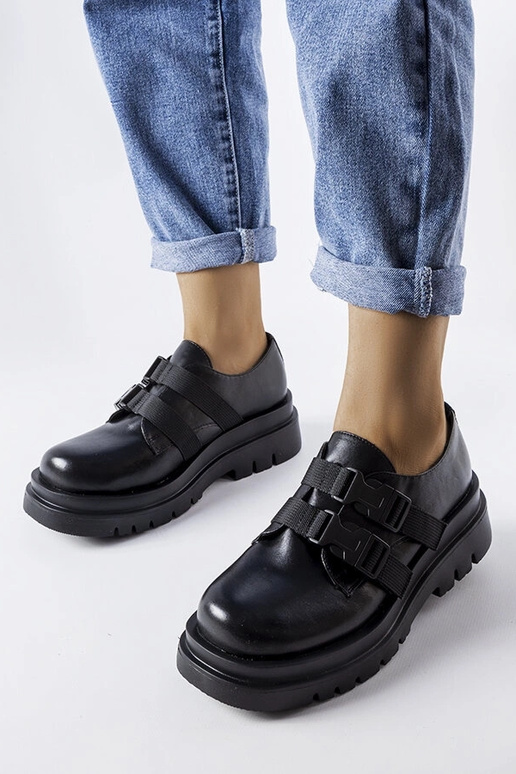 Chaussures à plateforme noires Prospero Chaussures à plateforme noires Prospero