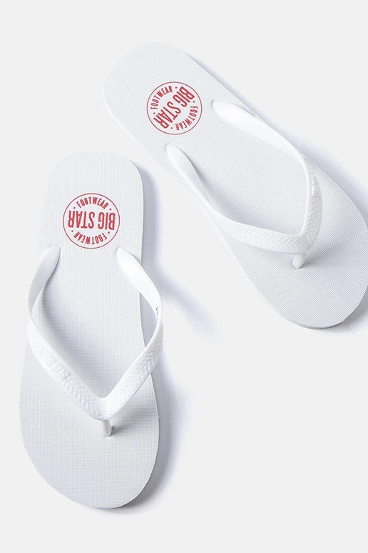 Big Star FF174613 weiße Flip-Flops Big Star FF174613 weiße Flip-Flops
