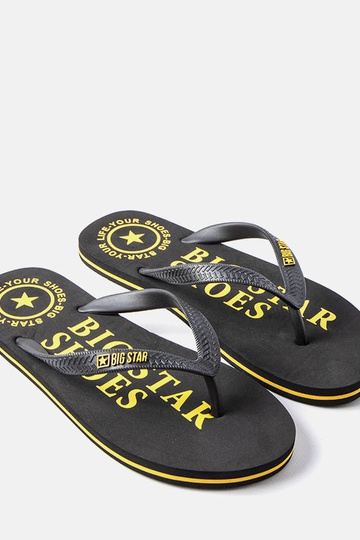 Zwarte slippers, "Big Star...