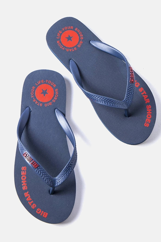 Marineblå flip-flops Big Star LL174424 Marineblå flip-flops Big Star LL174424