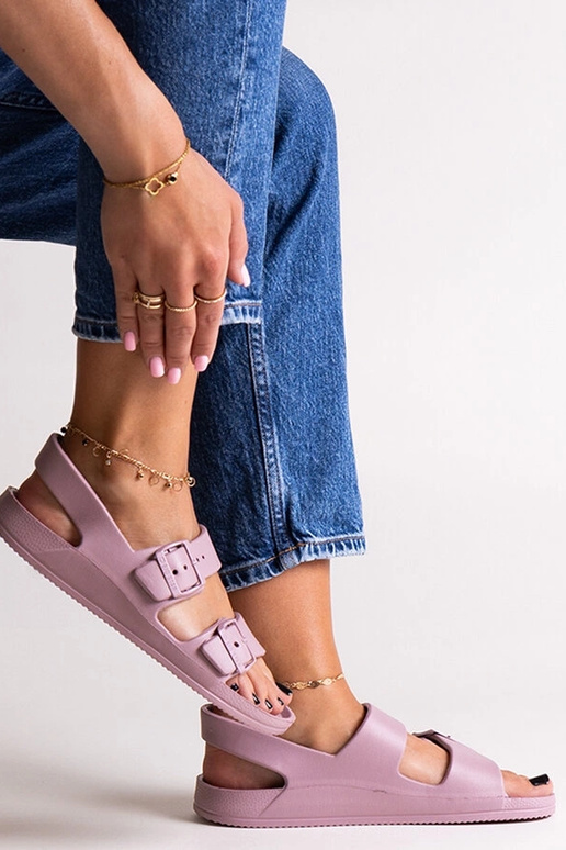 Sandales violettes Big Star LL274744