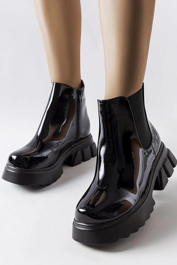Bottes d'hiver noires en...
