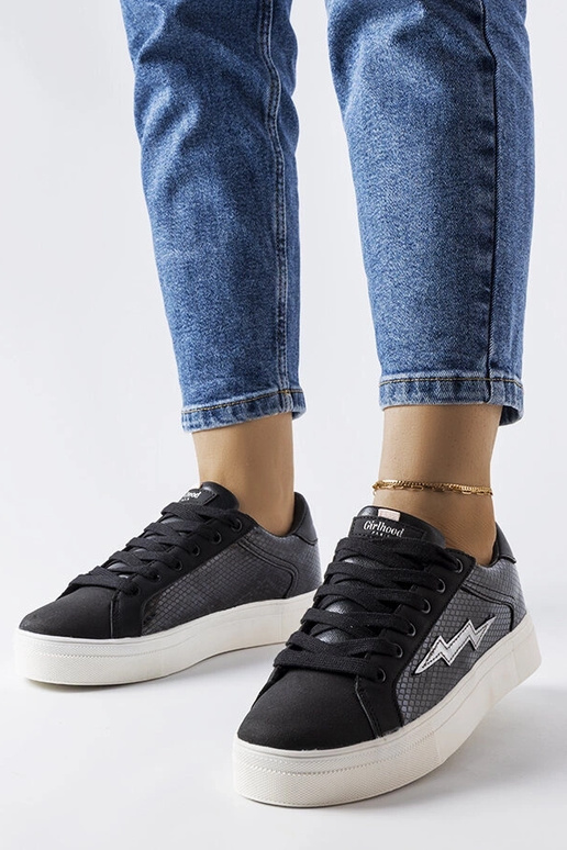 Schwarze Vernadeau-Sneakers