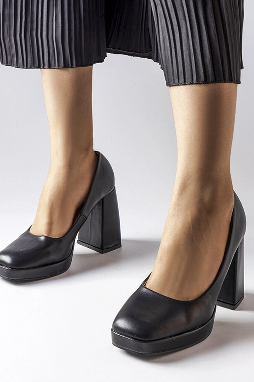 Sort Mailly pumps med høj hæl Sort Mailly pumps med høj hæl