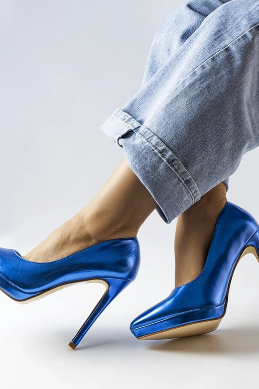Kristin – Blaue Heels mit Spiegel Kristin – Blaue Heels mit Spiegel