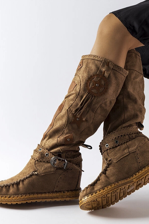 Bottes bohème marron foncé Putignano