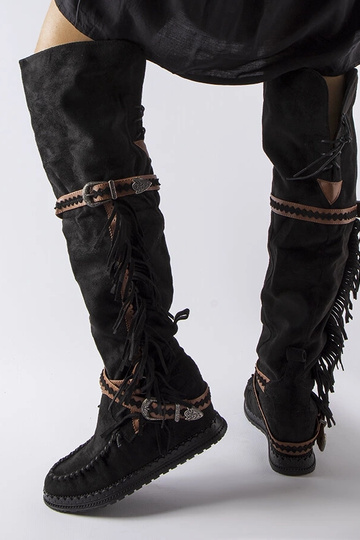 Bottines compensées noires... 2