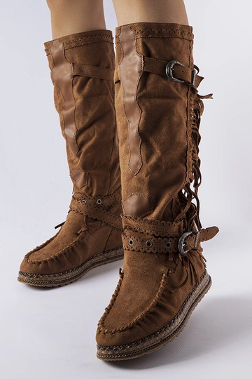 Brune støvler med...