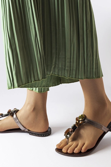 Bruine elegante slippers,... 2