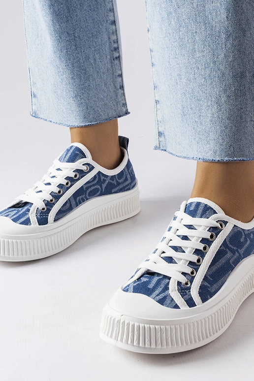 Marineblå Alfianello platform sneakers