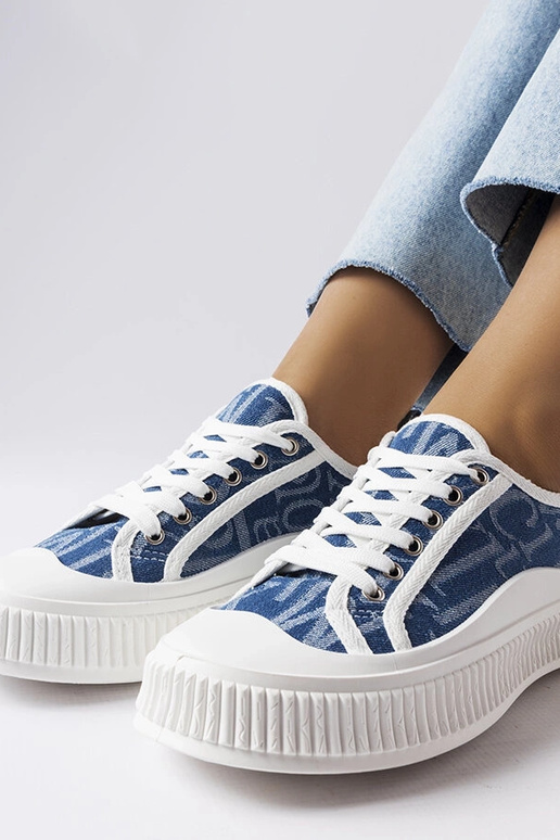 Marineblå Alfianello platform sneakers
