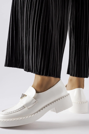 Mocassins blancs pour femmes Milne 2