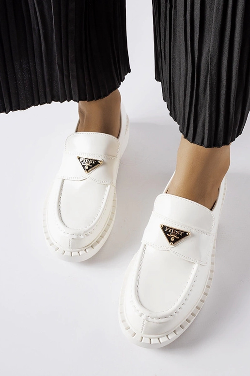 Weiße Damen-Loafer Milne Weiße Damen-Loafer Milne