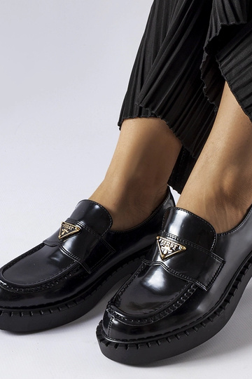 Mocassins noirs pour femmes... 2