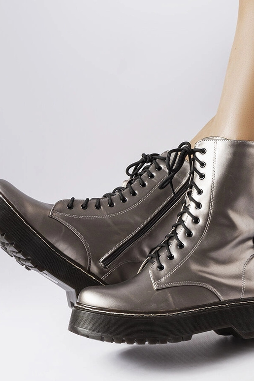 Calcirelli brune metalliske tasker