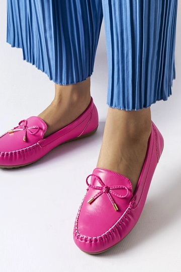 Pink loafers med sløjfe Via... 2