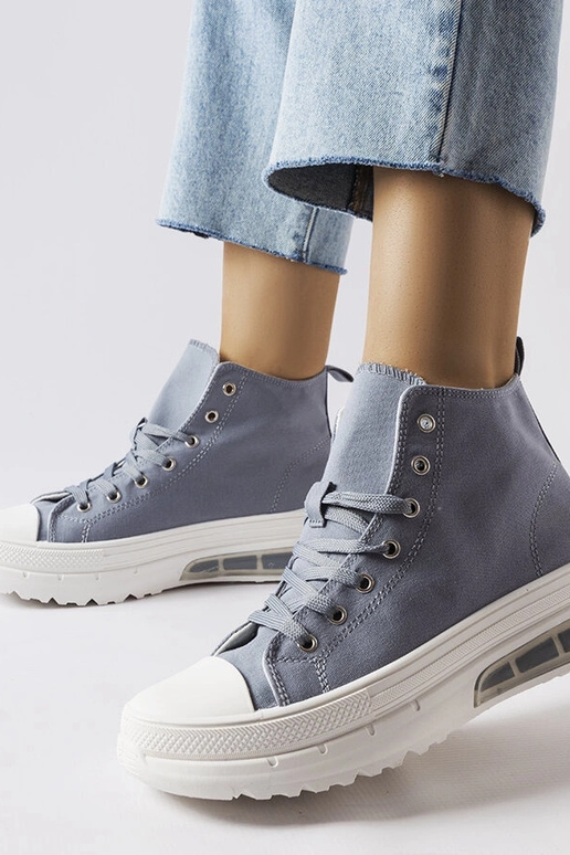 Stille Grå High Top Sneakers